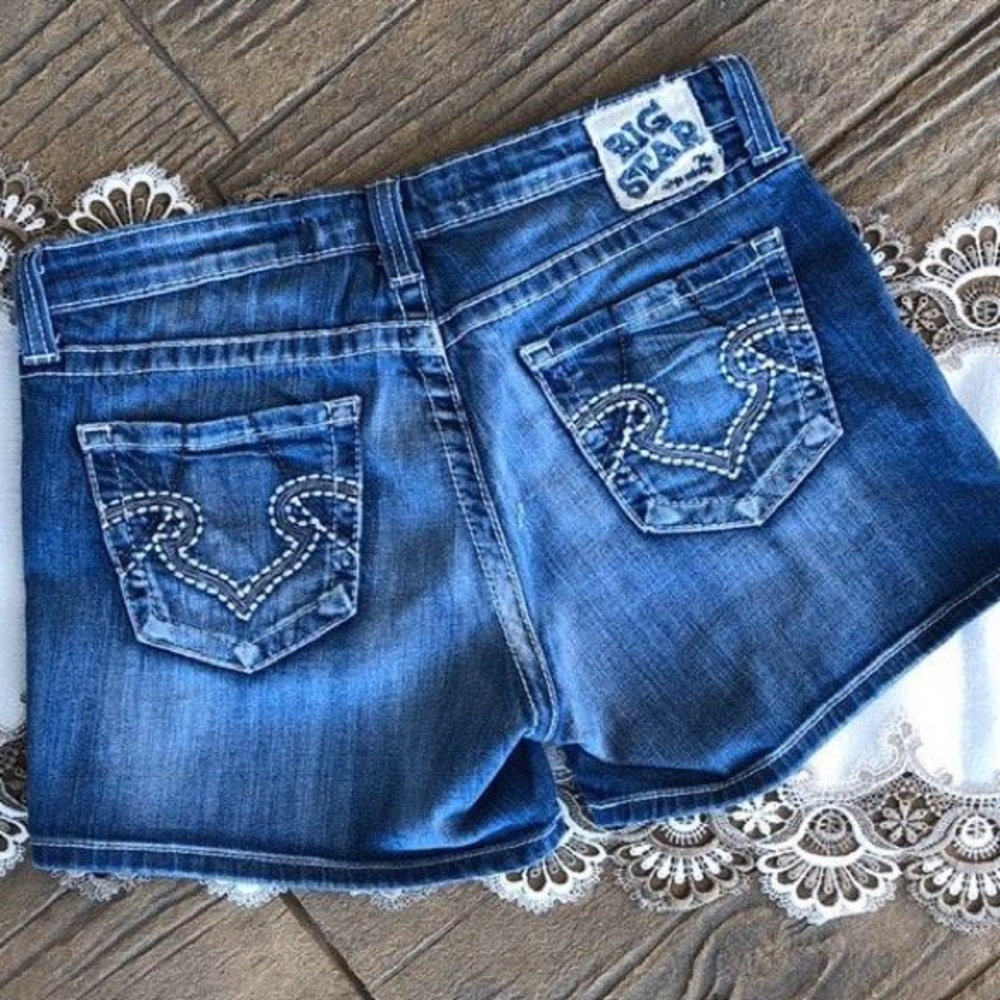 NWOT🌷Big ⭐️ Star Jean Shorts
